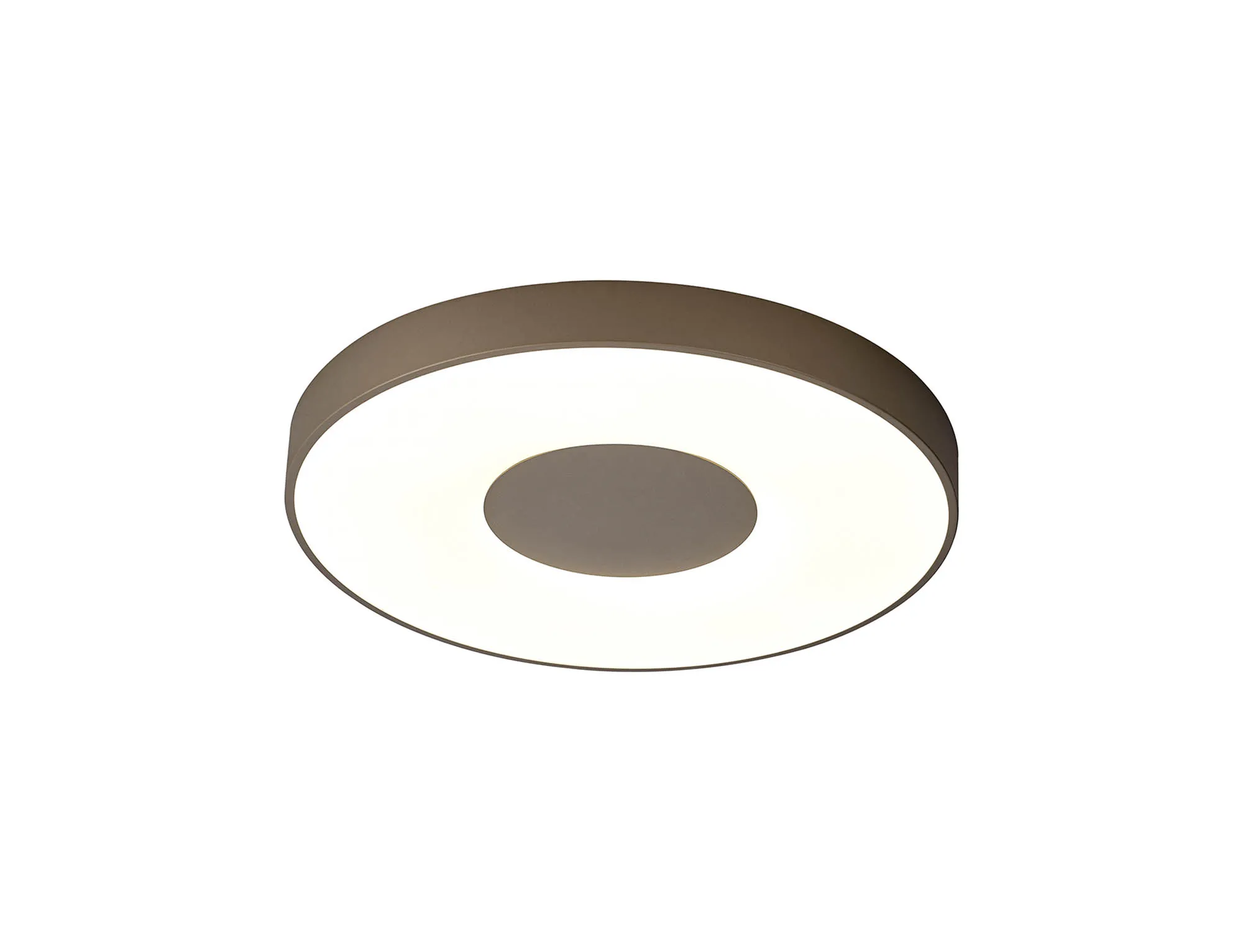 M7691  Coin 80W LED Round  Flush Ceiling Sand Brown